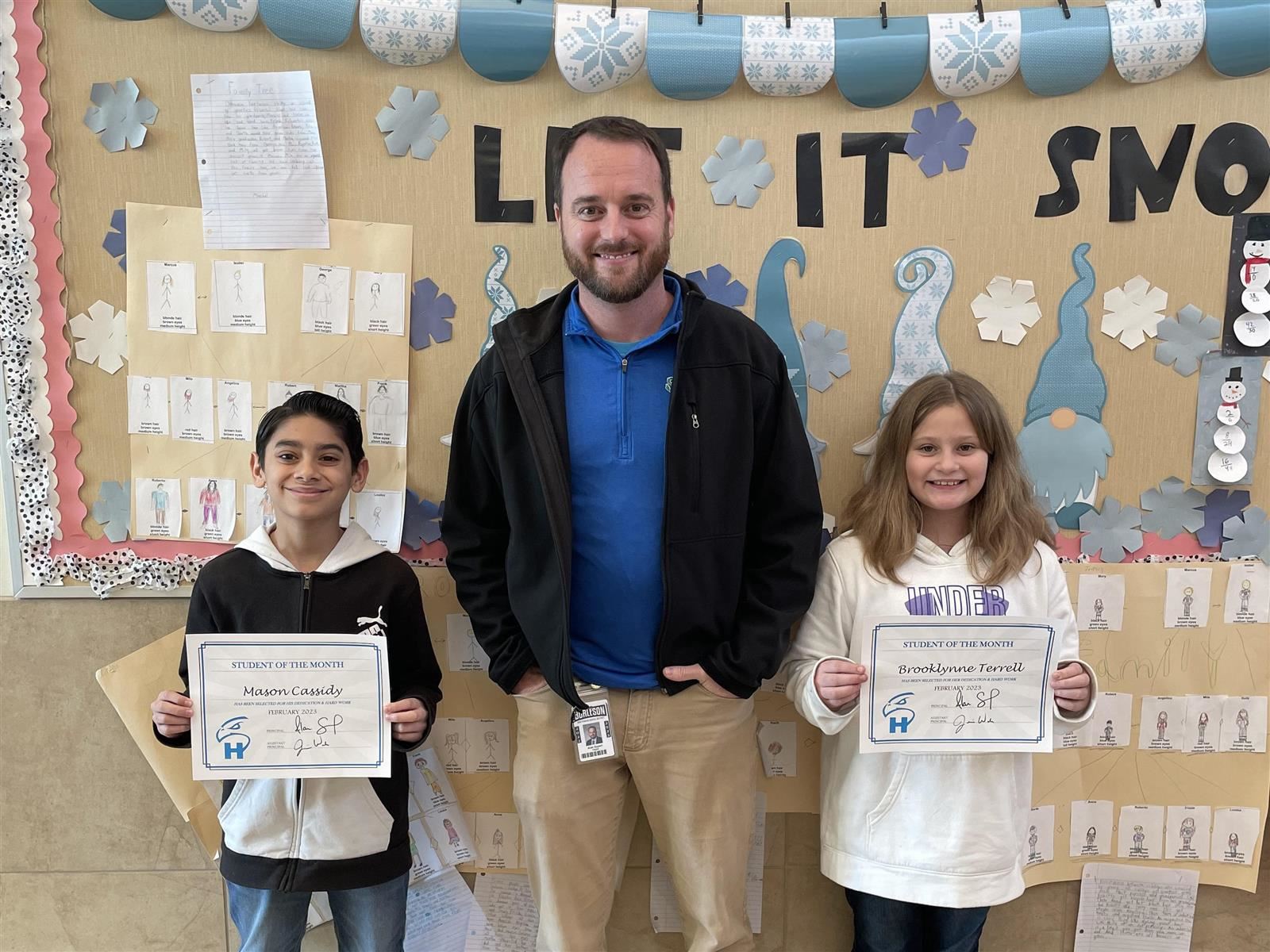  Photos of February 2023 Students of the Month
